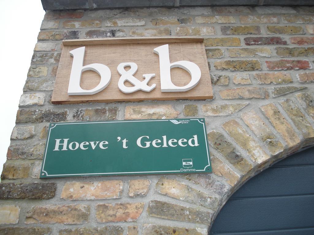 B&B Hoeve 'T Geleed Damme Exterior photo